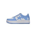 Bapesta A Bathing Ape Bape Sta Low White Blue 1M70-191-001