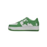 Bapesta A Bathing Ape Bape Sta Low White Green 1H70-191-001